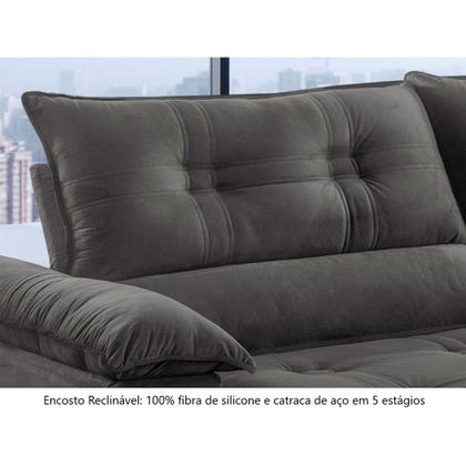 Imagem de Sofá Retrátil e Reclinável Atenas 1,80m 02 Lugares Mola Ensacada TXR