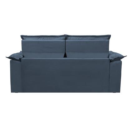 Sofá Retrátil e Reclinável Cama inBox Compact 1,50m Tecido Suede Velusoft Azul Imagem de Sofá Retrátil e Reclinável Cama inBox Compact 1,50m Tecido Suede Velusoft Azul