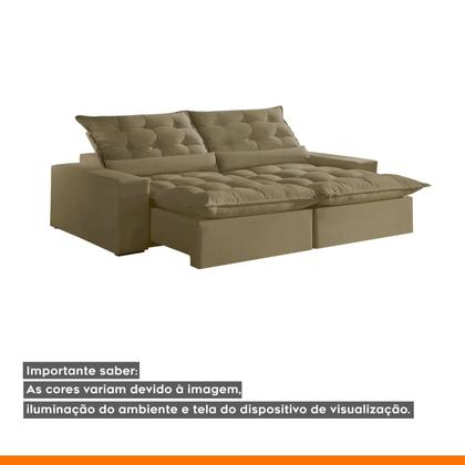 Imagem de Sofá Retrátil e Reclinável com Catraca Blindada 230cm Montano