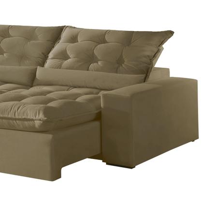 Imagem de Sofá Retrátil e Reclinável com Catraca Blindada 230cm Montano