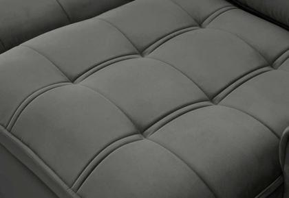 Imagem de Sofá Retrátil / Reclinável 2,30 m Ferguile Lotus Tc 12003 (Veludo Acinzentado Escuro)