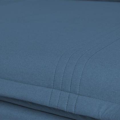Sofá Retrátil Reclinável 2,30m Nivus Azul c/ Molas Ensacadas - King House Imagem de Sofá Retrátil Reclinável 2,30m Nivus Azul c/ Molas Ensacadas - King House