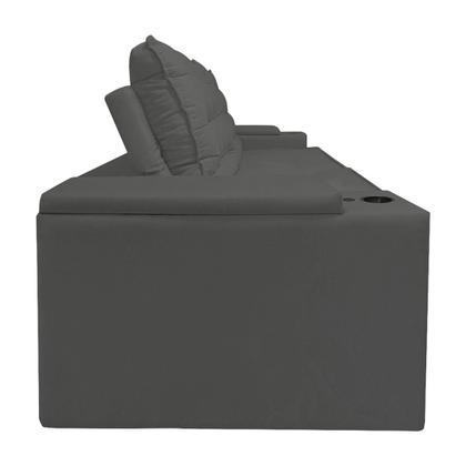 Imagem de Sofá Retratil Reclinavel 3 lugares 2,30m Porta Copo USB Sala