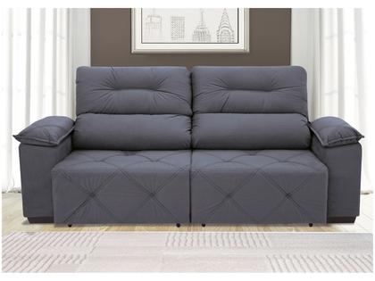 Imagem de Sofá Retrátil Reclinável 3 Lugares Suede Moviment Grazzia Linoforte