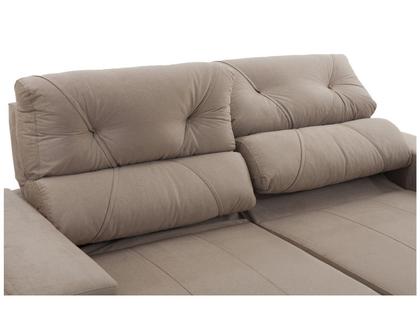 Sofá Retrátil Reclinável 3 Lugares Suede - Phormatta Evolution SMP Imagem de Sofá Retrátil Reclinável 3 Lugares Suede