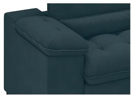 Sofá Retrátil Reclinável 3 Lugares Suede Veludo - Arezzo BestHouse Imagem de Sofá Retrátil Reclinável 3 Lugares Suede Veludo