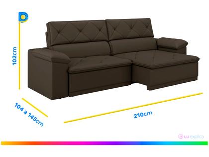 Sofá Retrátil Reclinável 3 Lugares Veludo Bipartido Caribe Flexforma Estofados Imagem de Sofá Retrátil Reclinável 3 Lugares Veludo Bipartido Caribe Flexforma Estofados
