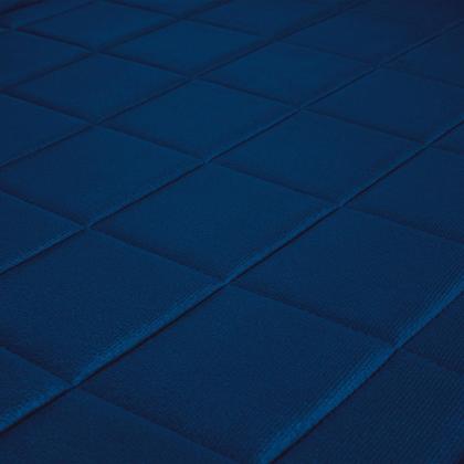 Imagem de Sofá Retrátil Reclinável 4 lugares com molas 2,30m Quantum Suede Velut Azul - King House