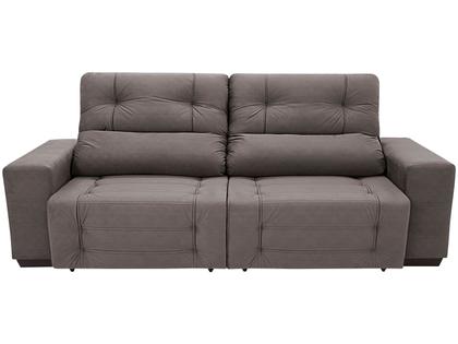 Sofá Retrátil Reclinável 4 Lugares Suede - Moviment Mozart Linoforte Imagem de Sofá Retrátil Reclinável 4 Lugares Suede