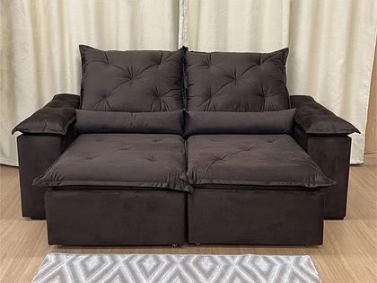 Imagem de Sofá Retrátil Reclinável Confortável Várias Cores e Tamanhos