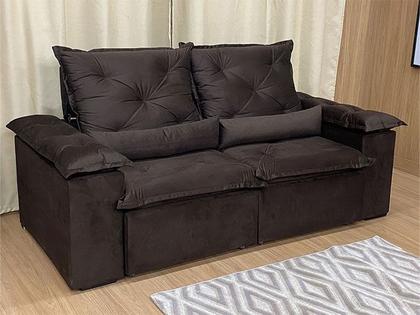 Imagem de Sofá Retrátil Reclinável Confortável Várias Cores e Tamanhos