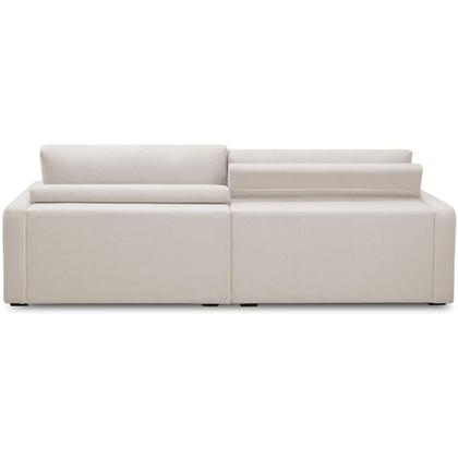 Imagem de Sofá Retrátil Reclinável Para Sala de Estar Living 270cm Sevilha F04 Bouclê Cru - Lyam Decor