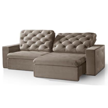 Imagem de Sofá Rio Branco Modular 5 Lugares 2.50 MT Retrátil e Reclinável Veludo Nobre Sofatec