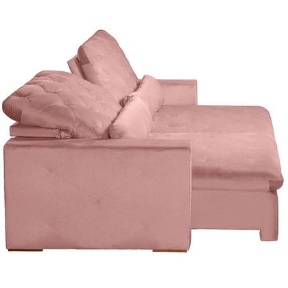 Imagem de Sofá Rio Branco Modular 5 Lugares 2.50 MT Retrátil e Reclinável Veludo Nobre Sofatec