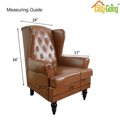 Imagem de Sofá Slipcover Easy-Going Stretch Wingback Snow White