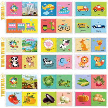 Imagem de Soft Book teytoy, tecido atóxico, livro de pano para bebês de 0 a 3 anos