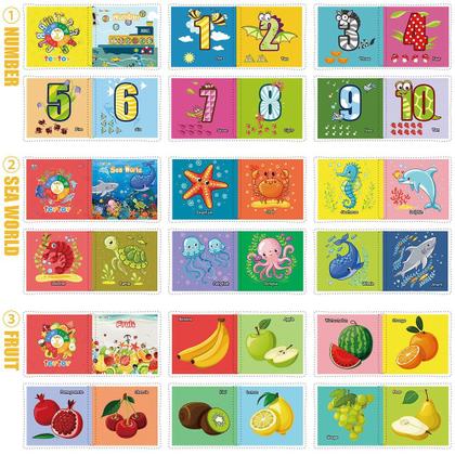 Imagem de Soft Book teytoy, tecido atóxico, livro de pano para bebês de 0 a 3 anos