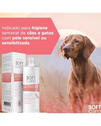 Imagem de Soft Care K-treat Shampoo Micelar 300ml - Cães E Gatos