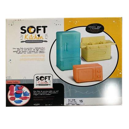 Imagem de Soft Kitchen Etrodomésticos em Vinil Brinquedo Infantil - Roma