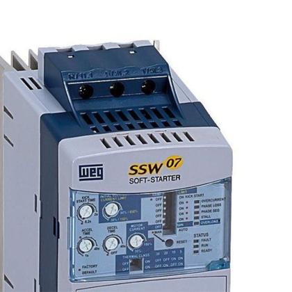 Imagem de Soft-Starter de Sobrecarga Pesada SSW07 24A 7,5CV 220V 15CV 380V até 575V Weg