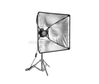 Imagem de Softbox 40x40 Com Soquete Simples Greika Para Estúdio Fotográfico