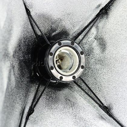 Imagem de Softbox 40x40 Com Soquete Simples Greika Para Estúdio Fotográfico