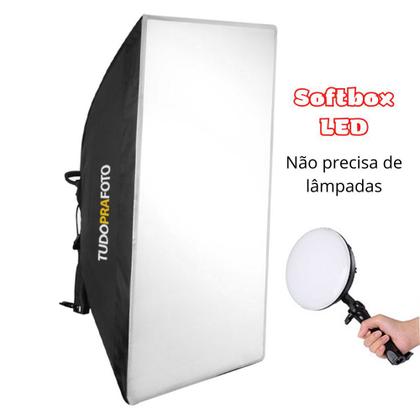 Imagem de Softbox 50X70 c/ Iluminador Led 50/60HZ Bivolt - SHLED-004