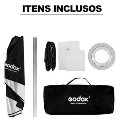 Imagem de Softbox Bowens Com Grid 60x90cm Godox Para Flash Tocha, Iluminadores Led