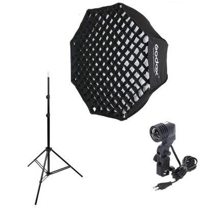 Imagem de Softbox Godox 120Cm Com Grid - Kit Luz Contínua