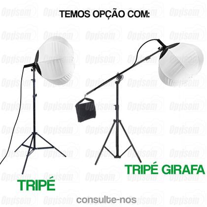 Imagem de Softbox Lanterna Balão Chines Greika 65cm Com Lampada Led Bicolor