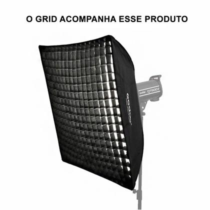 Imagem de Softbox SB-FW 90x90 para Flash Bowens Godox com Grid SB-FW9090