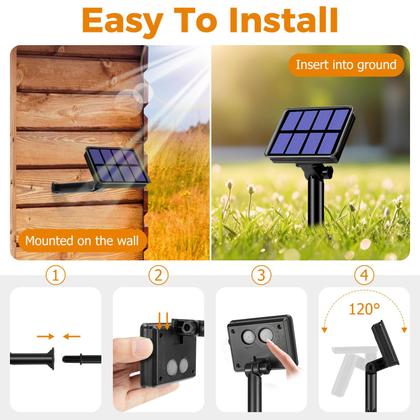 Imagem de Solar Halloween String Lights btfarm 320LED 40m, pacote com 4