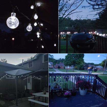 Imagem de Solar String Lights Brightown 60 LED 10,9 m Crystal Globe