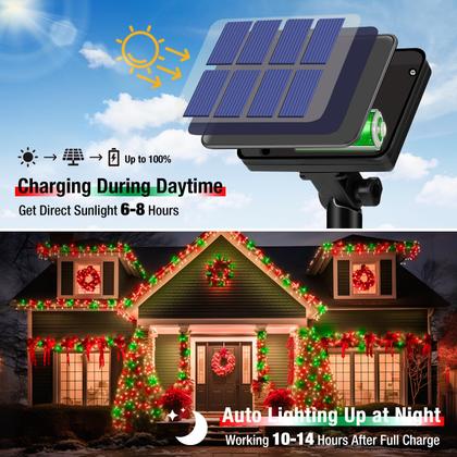 Imagem de Solar String Lights btfarm 160LED 20m à prova d'água 8 modos