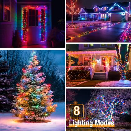 Imagem de Solar String Lights btfarm, pacote com 6, 480 LED, 60 m, multicolorido