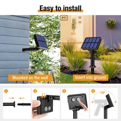 Imagem de Solar String Lights btfarm, pacote com 8, 640 LED, 80 m, à prova d'água