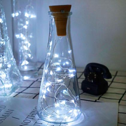 Imagem de Solar String Lights Decorman, pacote com 10, 20 LED, 2 m, à prova d'água