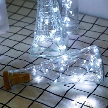 Imagem de Solar String Lights Decorman, pacote com 10, 20 LED, 2 m, à prova d'água