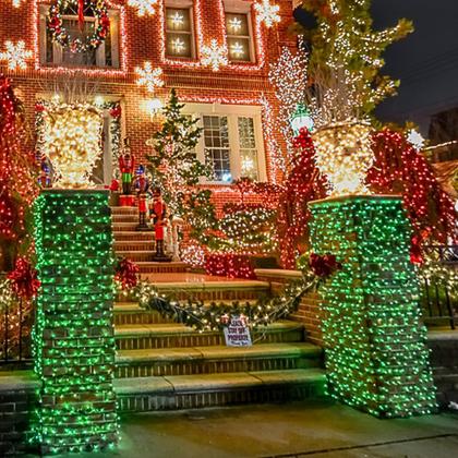 Imagem de Solar String Lights EEW, pacote com 2 unidades, 200 LED, fio verde, impermeável