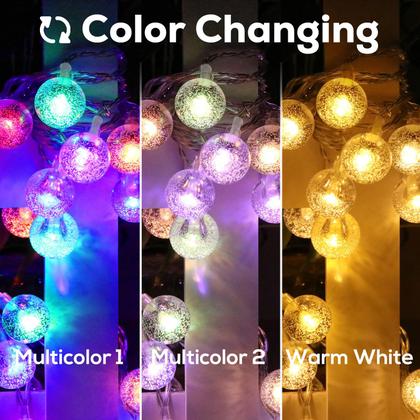 Imagem de Solar String Lights Goodea.fun 17m 100LED com controle remoto