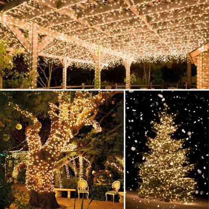 Imagem de Solar String Lights L LAMPOP, pacote com 2, 100 LED, 10 m, branco quente