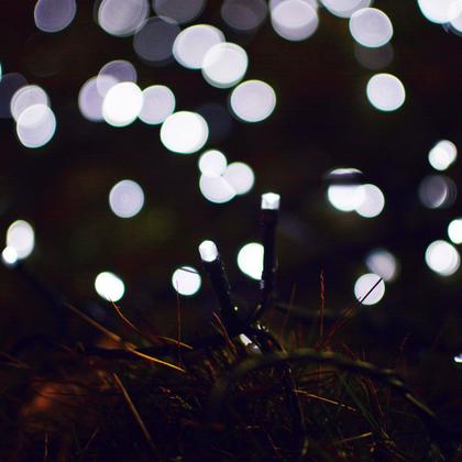 Imagem de Solar String Lights LALAPAO, pacote com 2, 44 m, 400 LED, à prova d'água