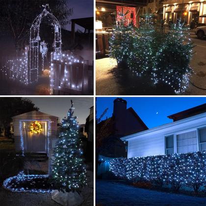 Imagem de Solar String Lights SANJICHA, pacote com 4, 39 pés, 400 LED, à prova d'água