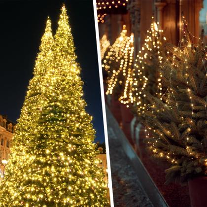 Imagem de Solar String Lights Selarlyt, pacote com 2, 22 m, 400, LED, IP65, à prova d'água