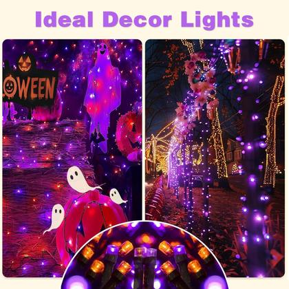 Imagem de Solar String Lights SyouHome 600 LED 72m Halloween, pacote com 6