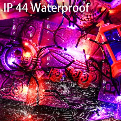 Imagem de Solar String Lights YAOZHOU Halloween 400 LED, 144 pés, pacote com 2