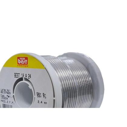 Imagem de Solda Best Carretel 2,4Mm 10 A 24 - 500Gr. Amarela 153224