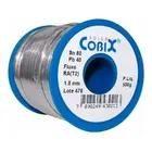 Imagem de Solda Estanho Cobix 1 Mm 60x40 500g Com Fluxo 110v 220v