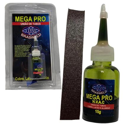 Imagem de Solda Fria Mega Pro Para Tubos Cobre E Aluminio