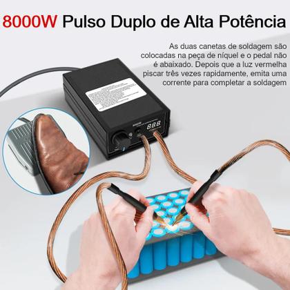 Imagem de Solda Ponto Portátil Modelo Spot Welder 8000W